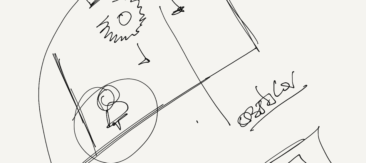 Boceto original del juego